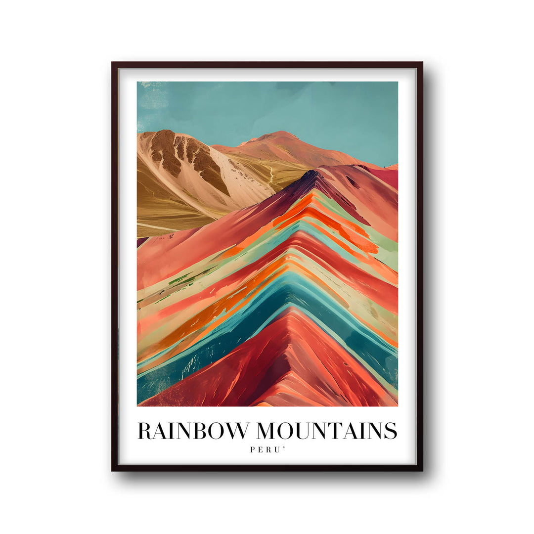 Rainbow Mountains | Peru - Cities Paintings