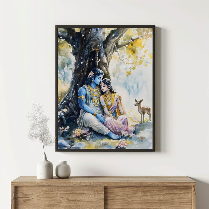 Ram Sita in Forest - Vastu Painting