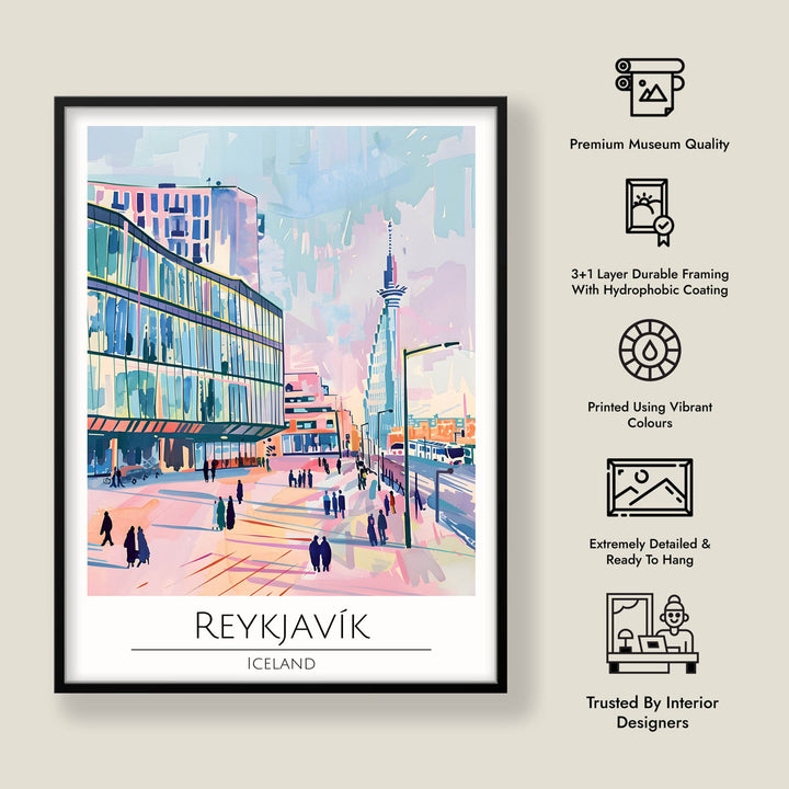 Reykavik - Cities Paintings