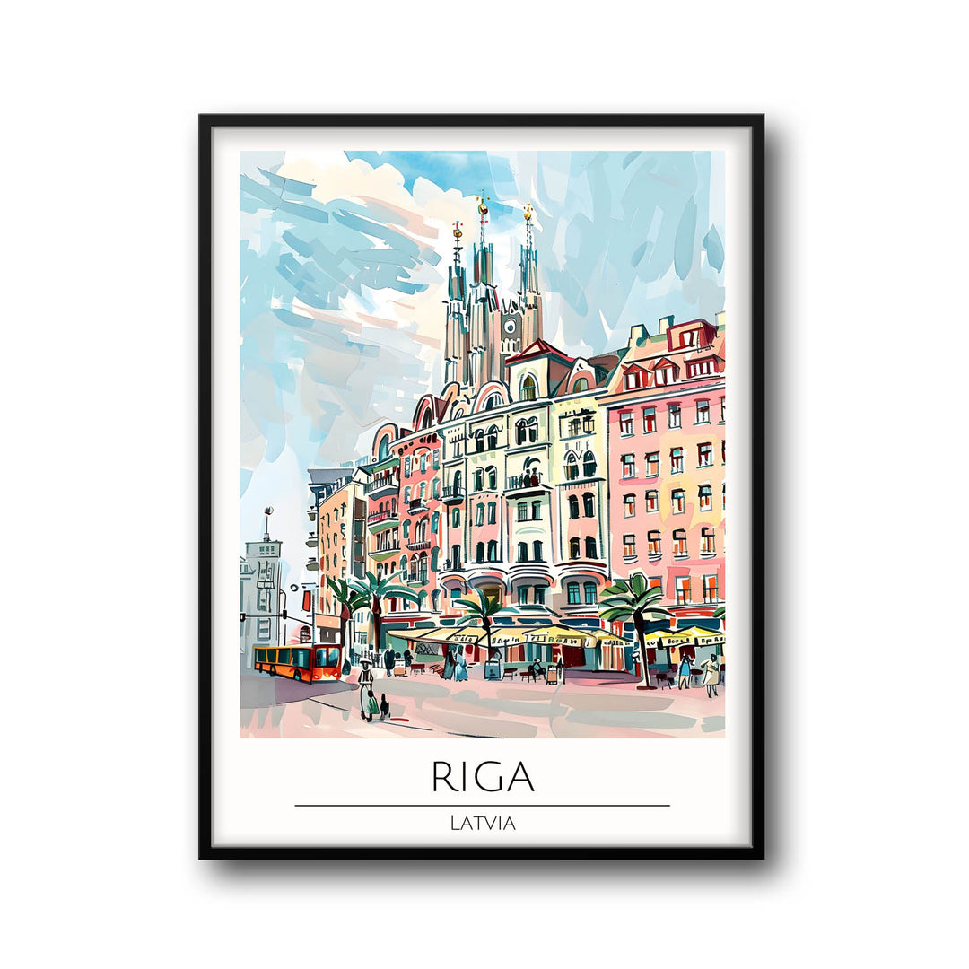 Riga - Cities Paintings