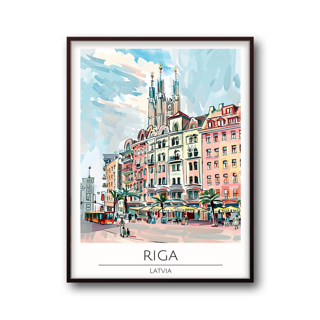 Riga - Cities Paintings