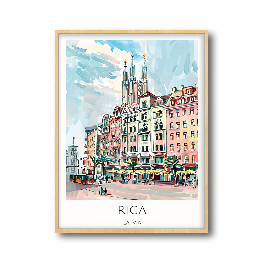 Riga - Cities Paintings