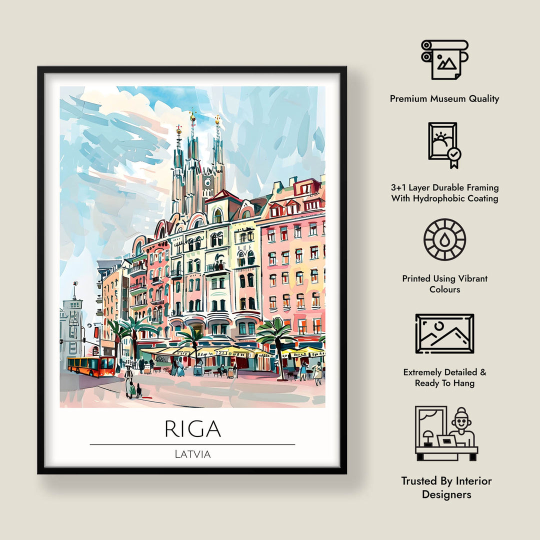 Riga - Cities Paintings