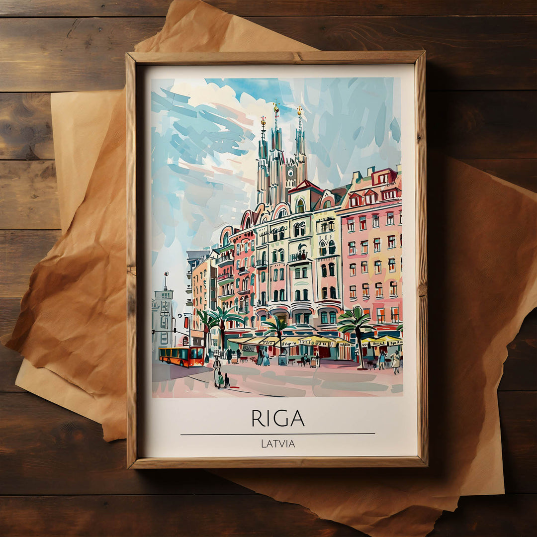 Riga - Cities Paintings