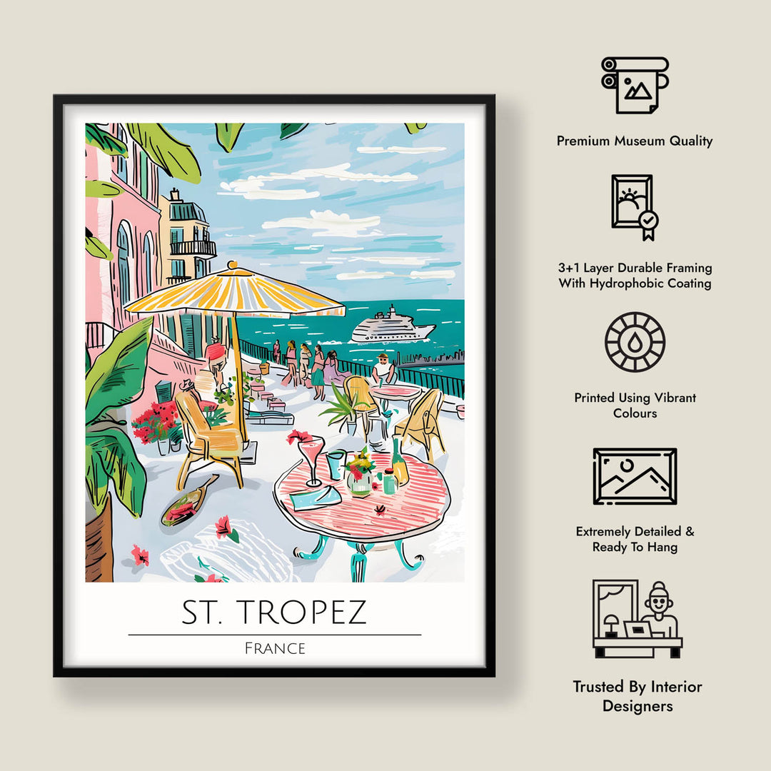 Saint Tropez - Cities Paintings