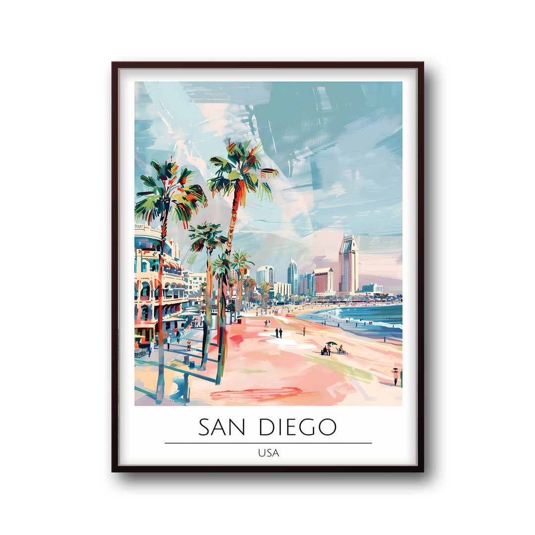 San Diego - Cities Paintings