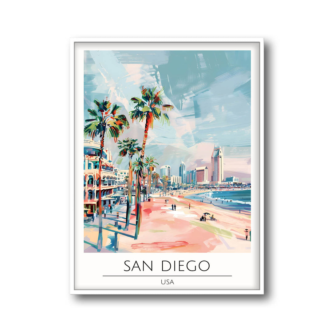 San Diego - Cities Paintings