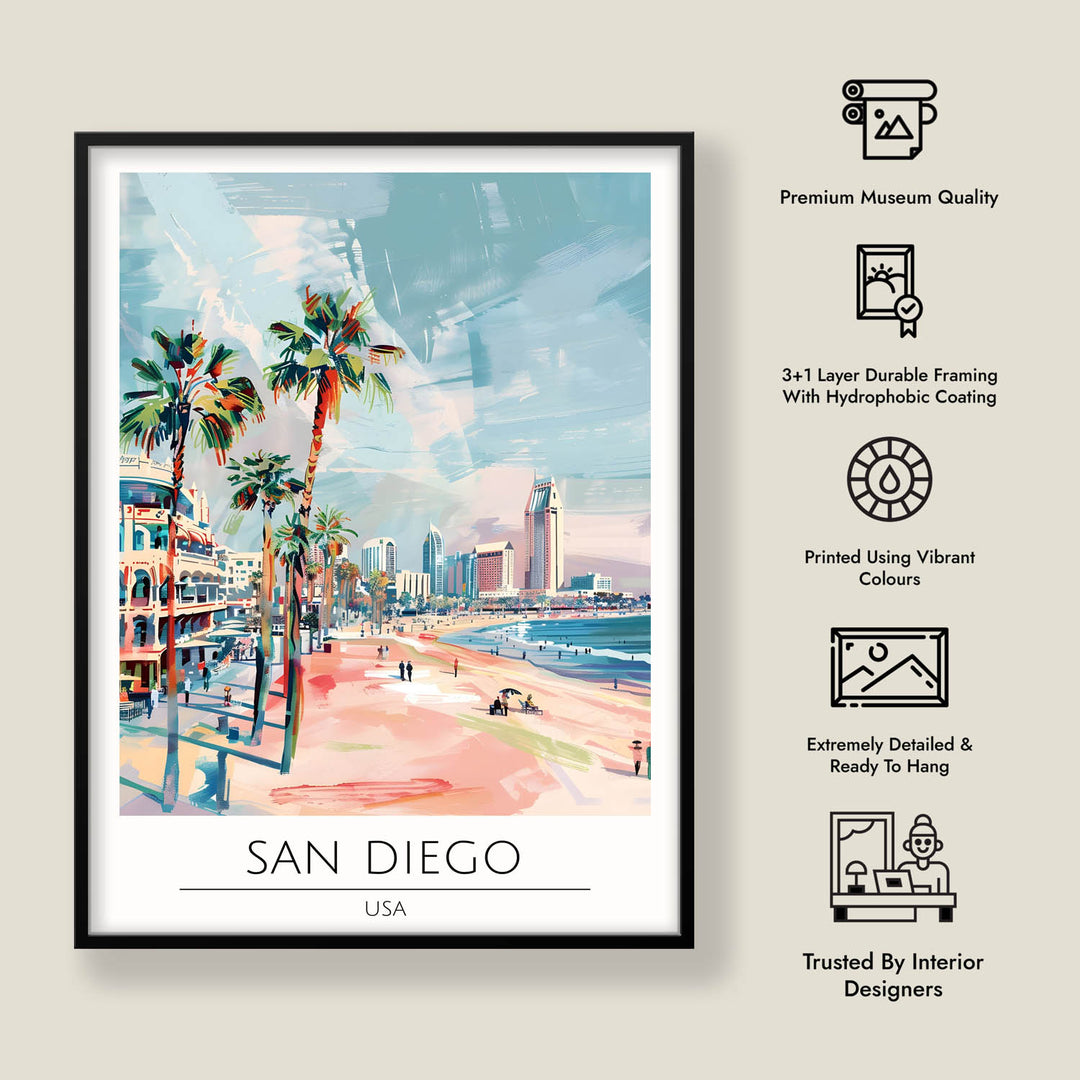 San Diego - Cities Paintings