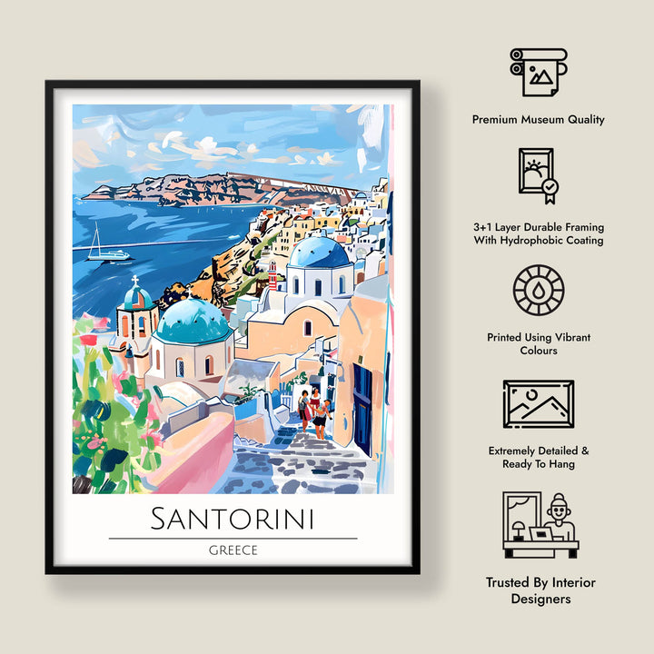 Santorini | Greece - Cities Paintings