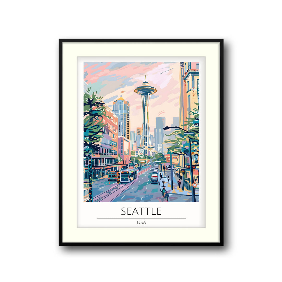 Seattle - Cities Paintings