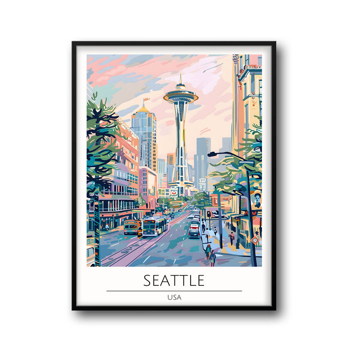 Seattle - Cities Paintings