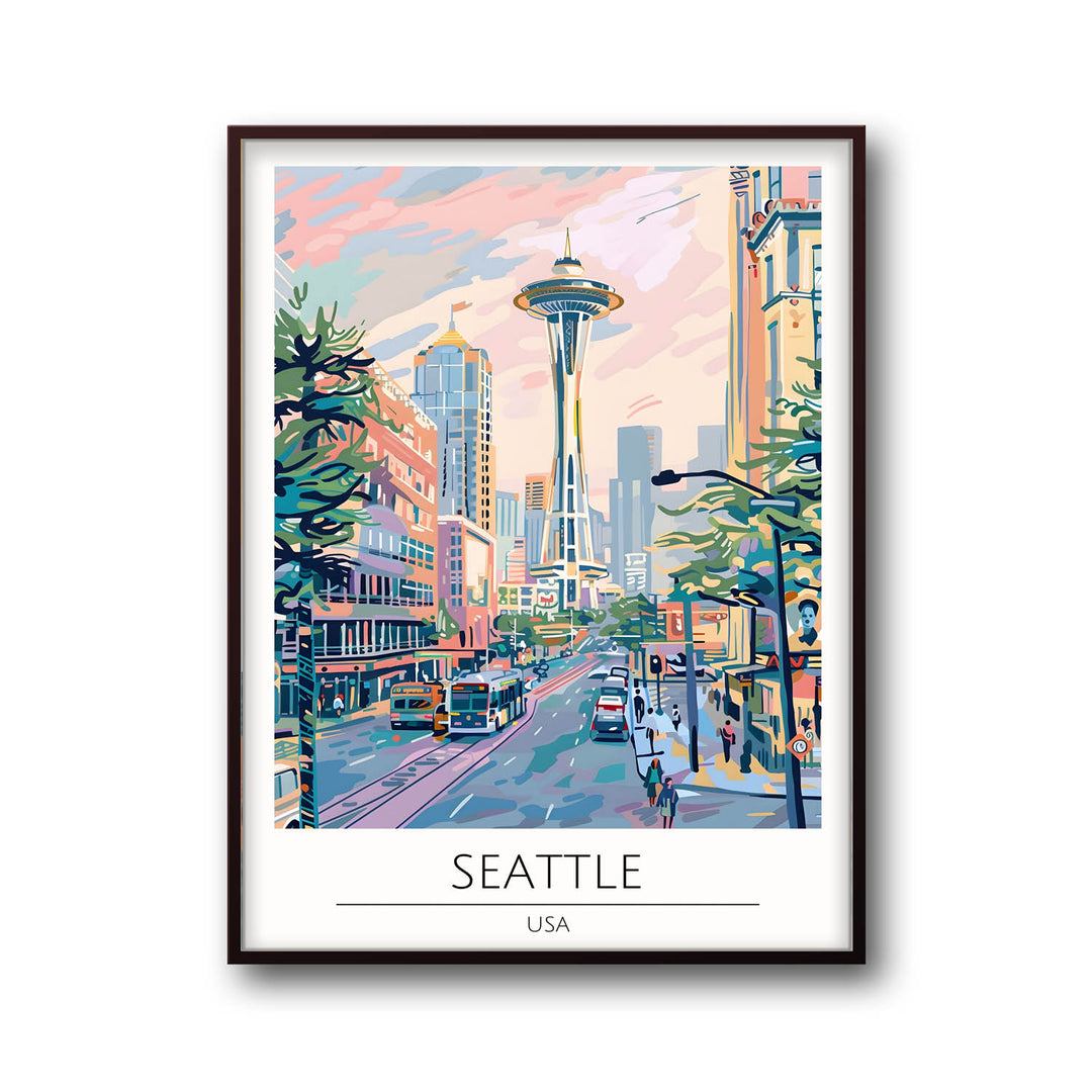 Seattle - Cities Paintings