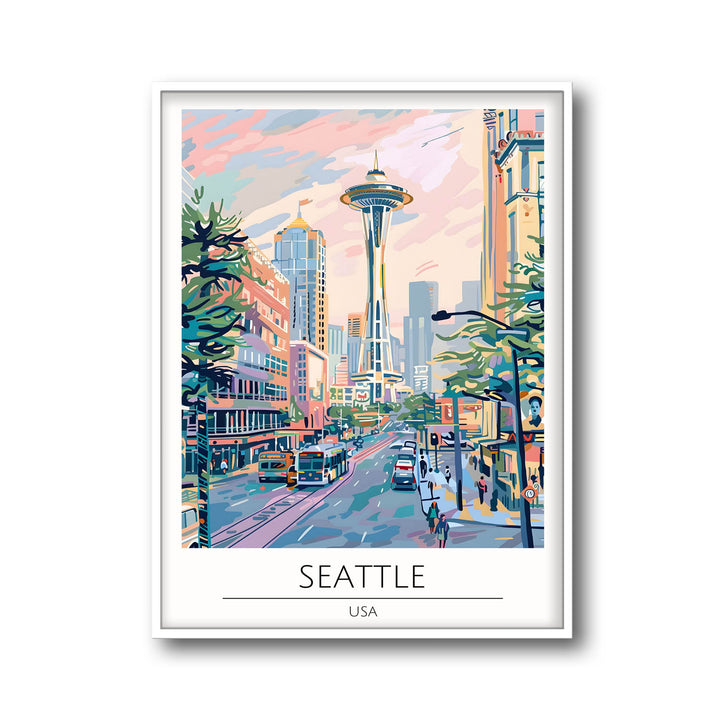 Seattle - Cities Paintings