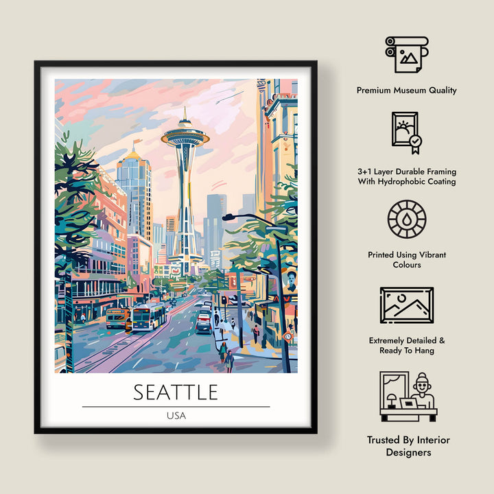 Seattle - Cities Paintings