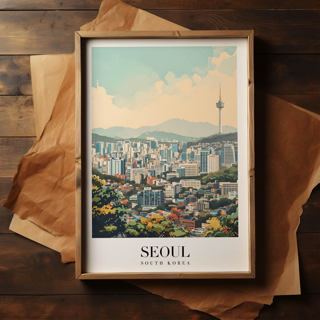 Seoul Cityscape - Cities Paintings