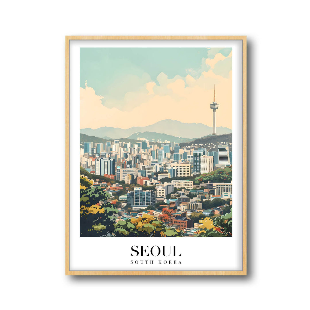 Seoul Cityscape - Cities Paintings