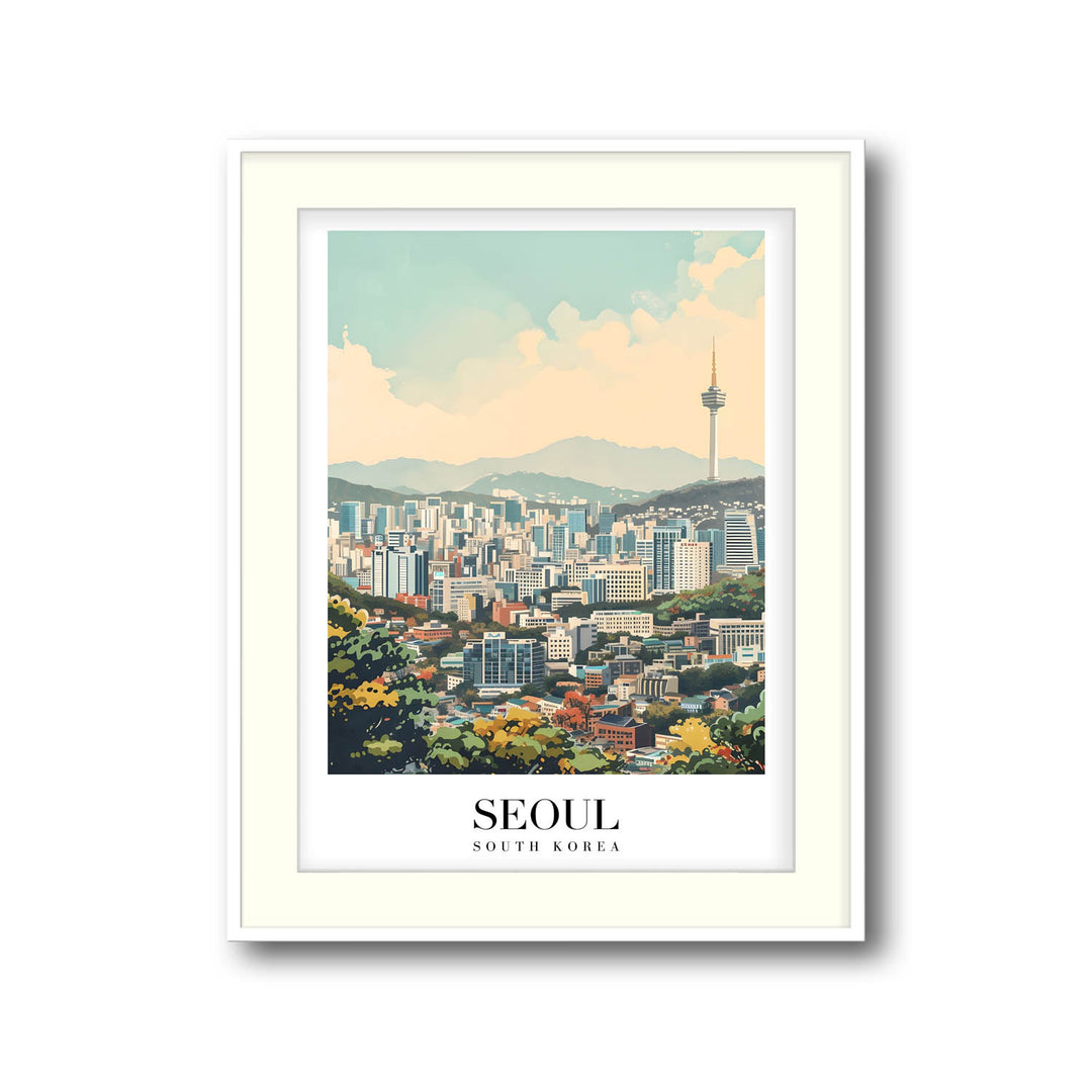 Seoul Cityscape - Cities Paintings