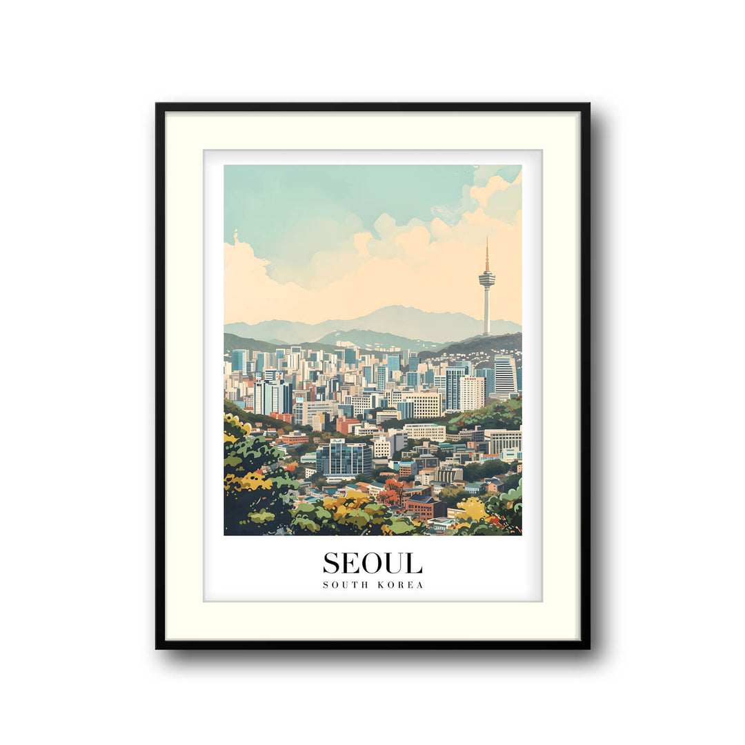 Seoul Cityscape - Cities Paintings