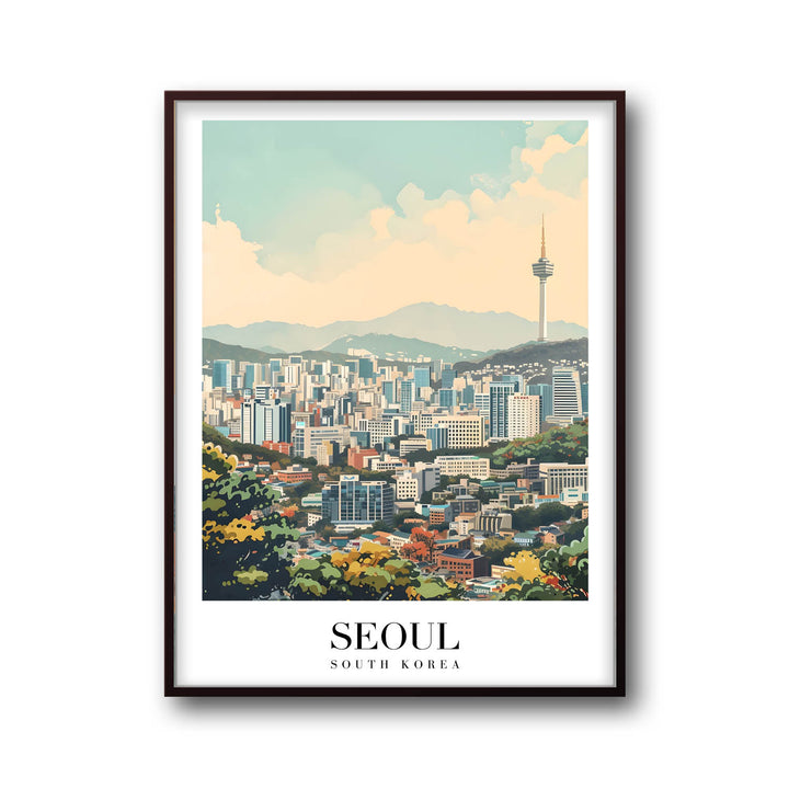 Seoul Cityscape - Cities Paintings