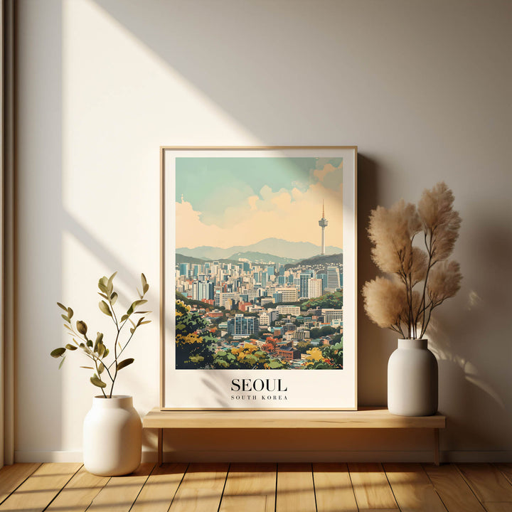 Seoul Cityscape - Cities Paintings