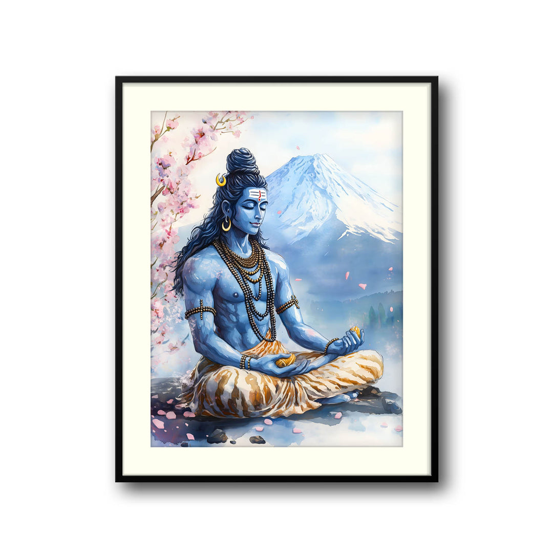 Shiv Ji in Himalaya - Vastu Painting