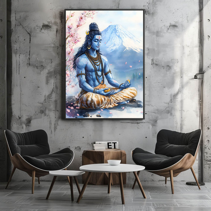 Shiv Ji in Himalaya - Vastu Painting