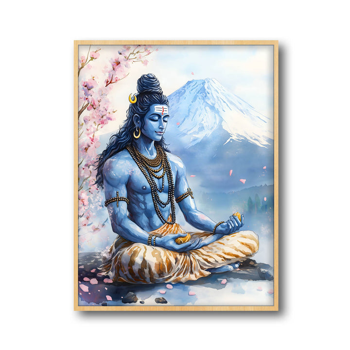 Shiv Ji in Himalaya - Vastu Painting