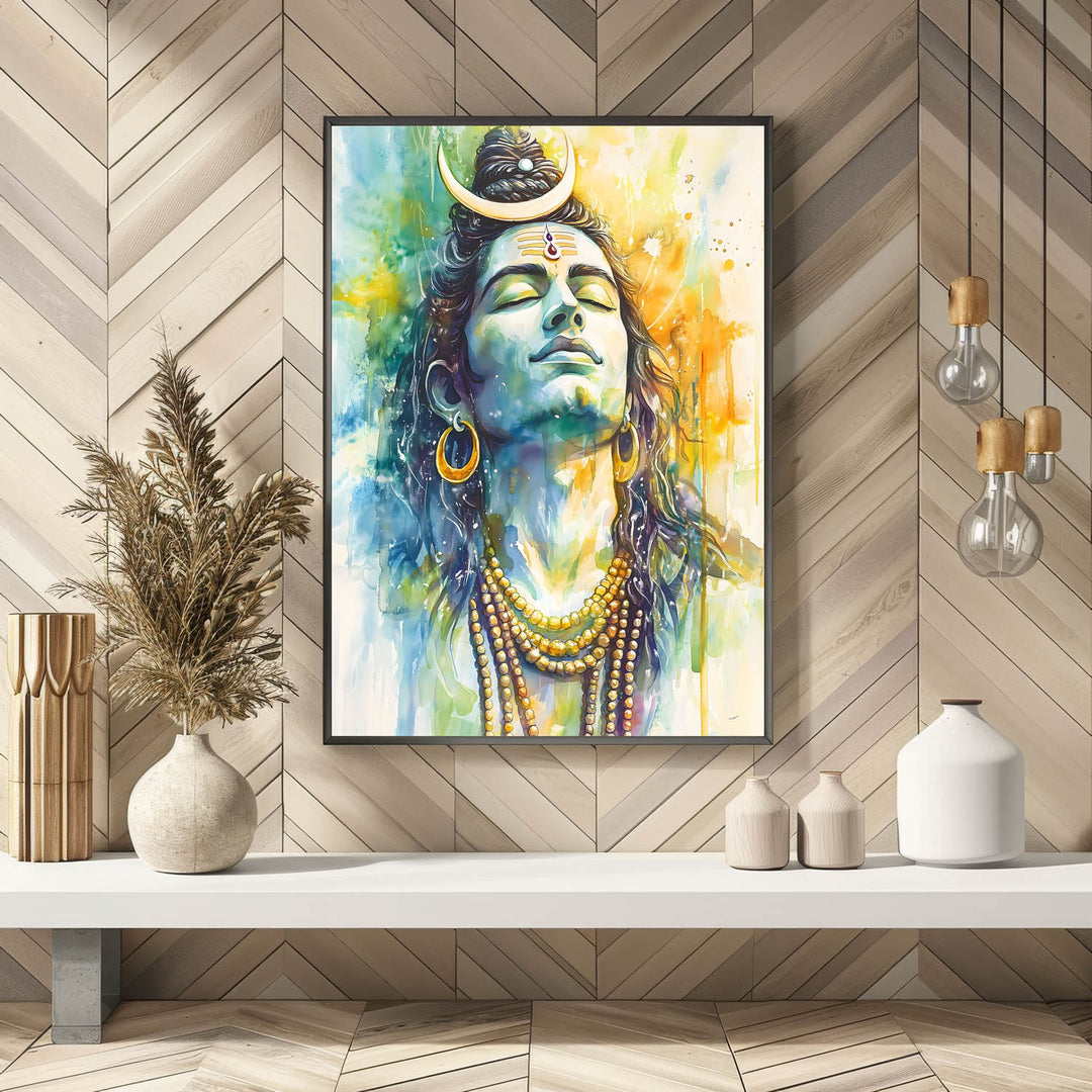 Shiv Meditating - Vastu Painting