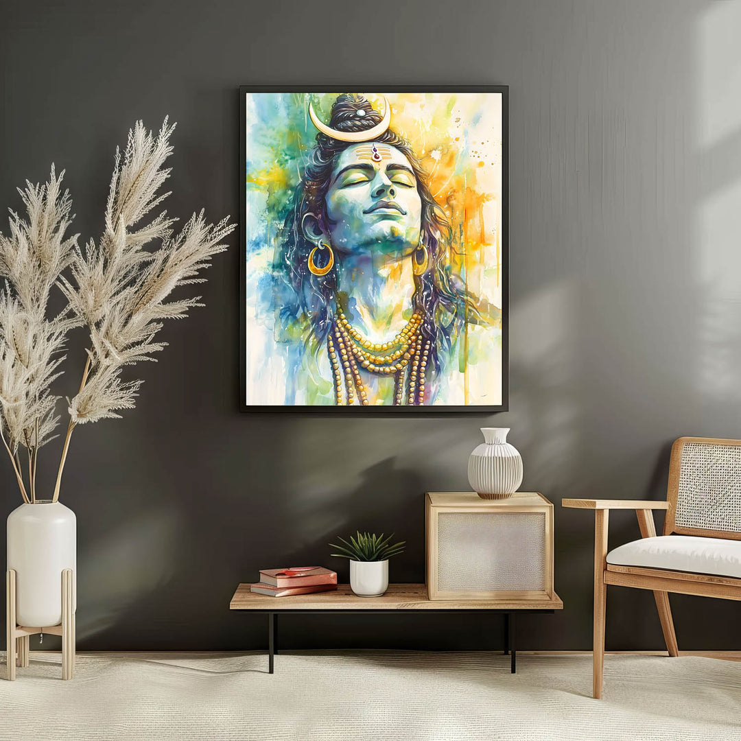 Shiv Meditating - Vastu Painting