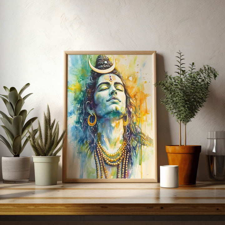 Shiv Meditating - Vastu Painting