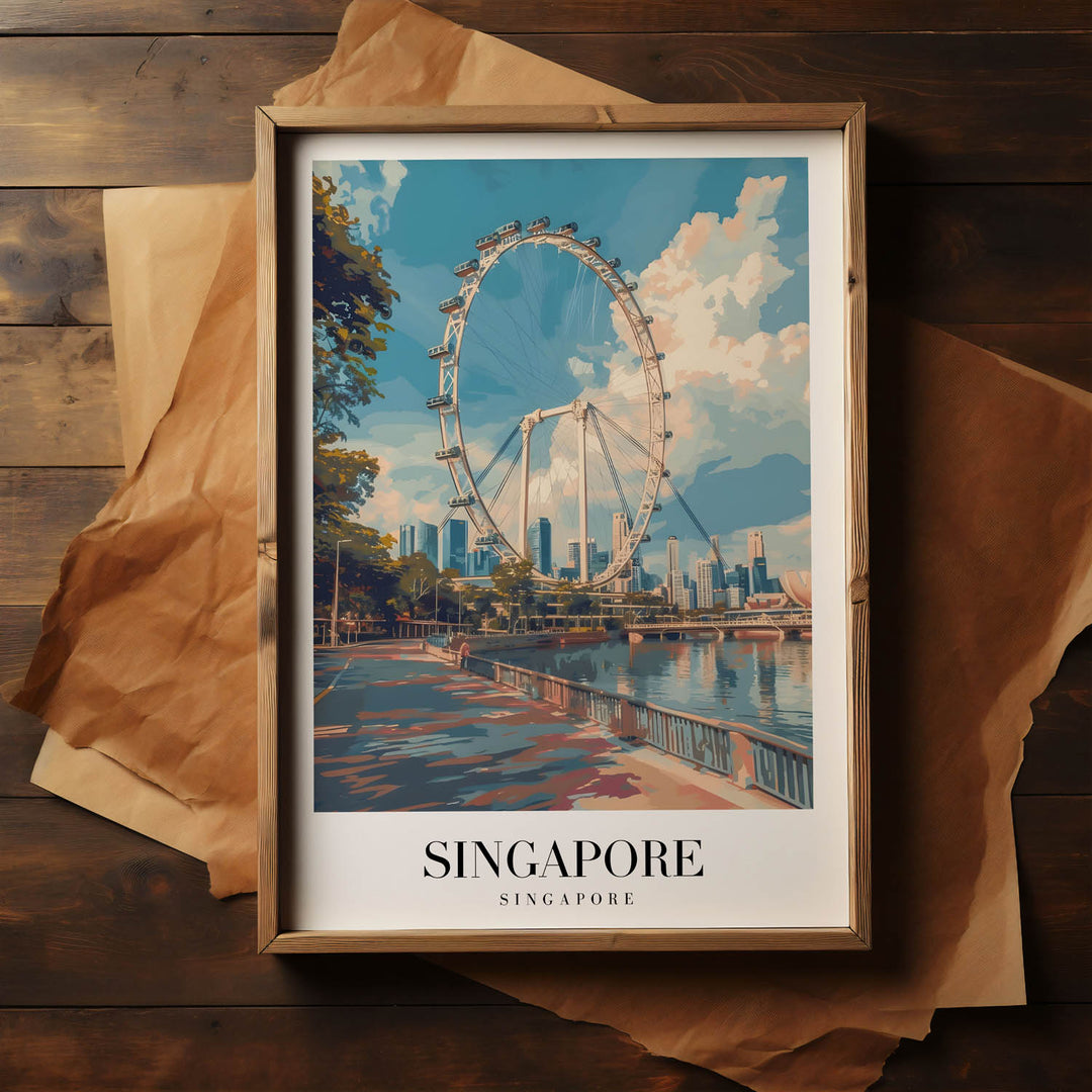 Singapore Flyer - Cities Paintings