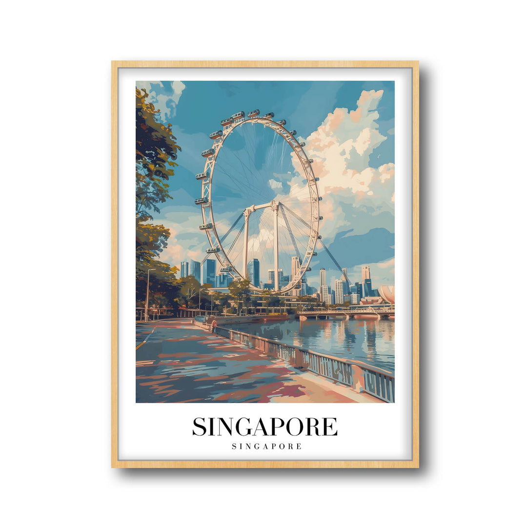 Singapore Flyer - Cities Paintings