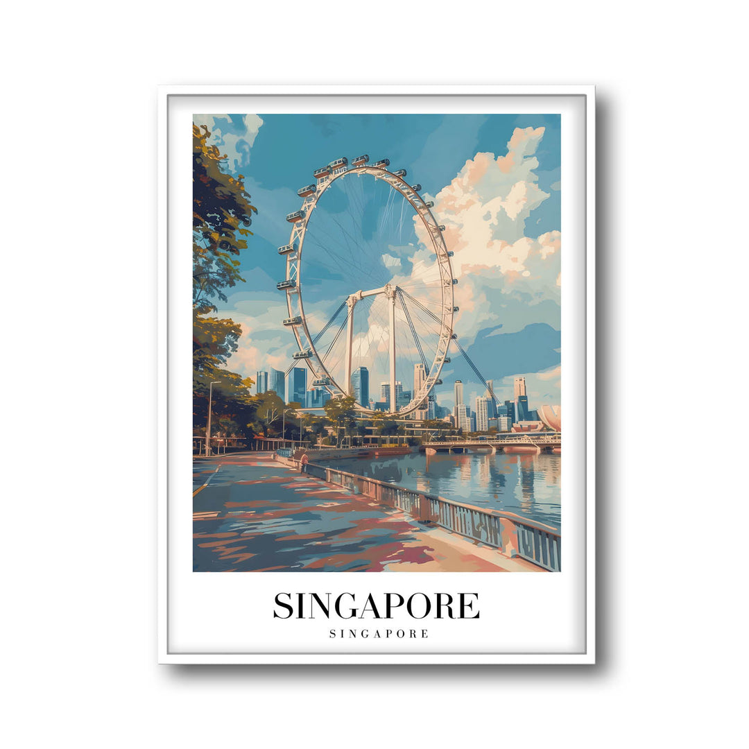 Singapore Flyer - Cities Paintings