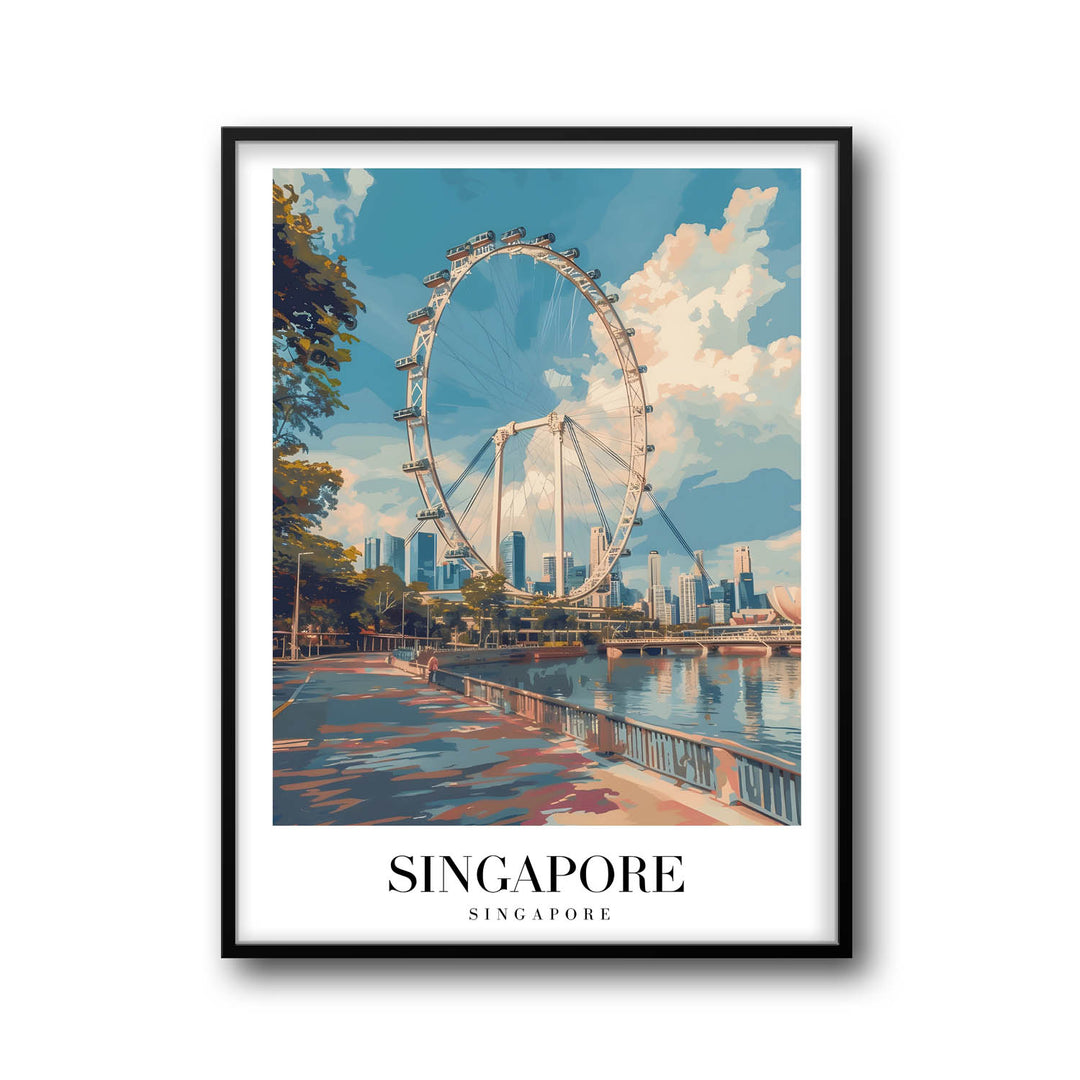 Singapore Flyer - Cities Paintings