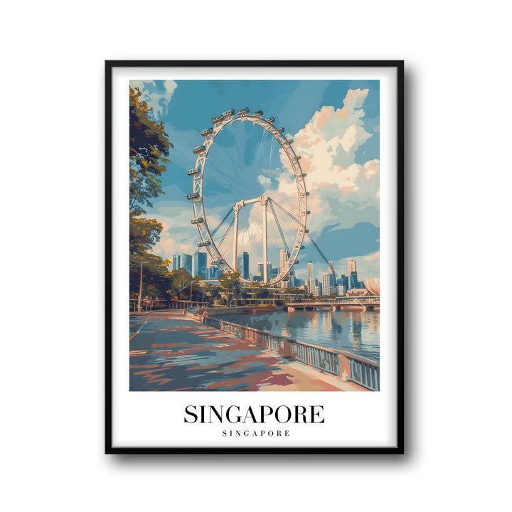 Singapore Flyer - Cities Paintings