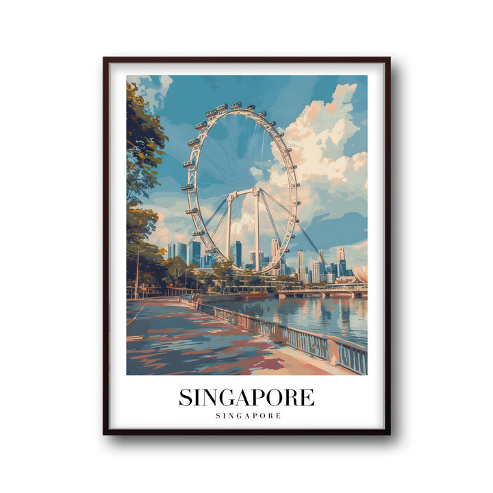 Singapore Flyer - Cities Paintings