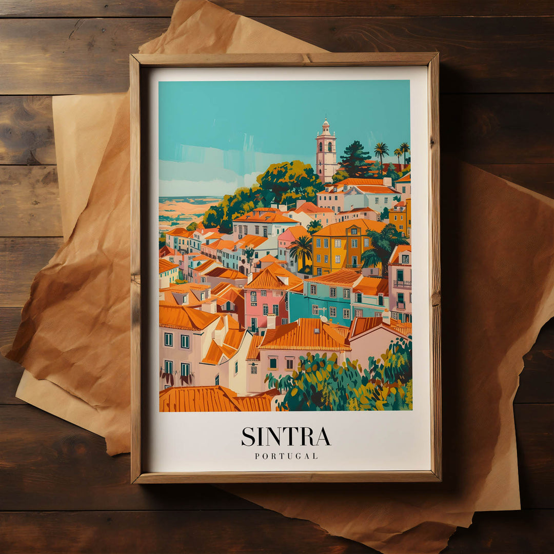 Sintra Cityscape - Cities Paintings