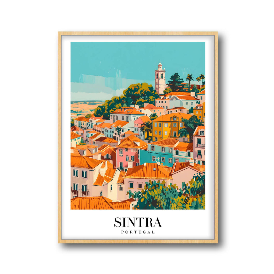 Sintra Cityscape - Cities Paintings