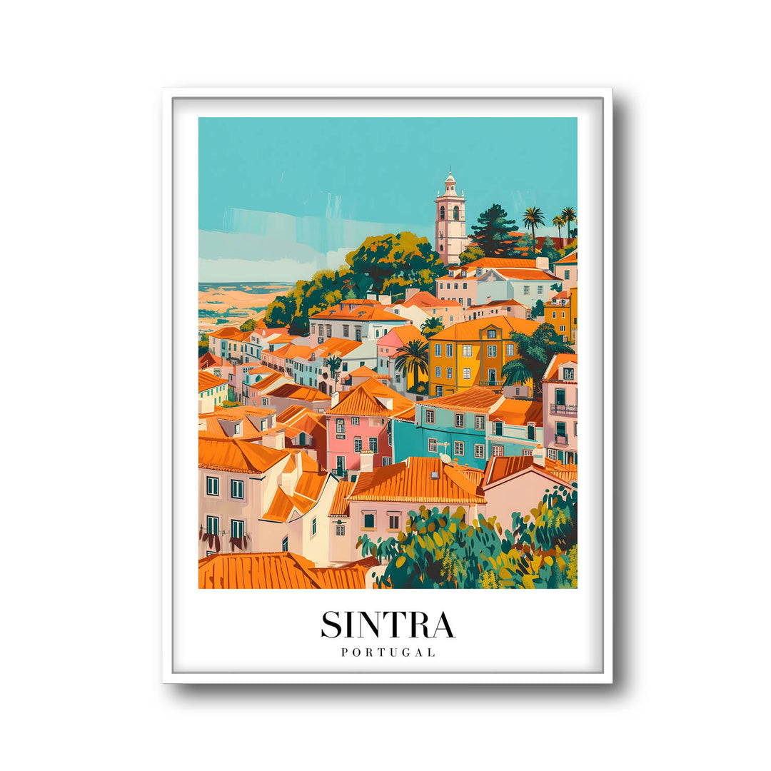 Sintra Cityscape - Cities Paintings