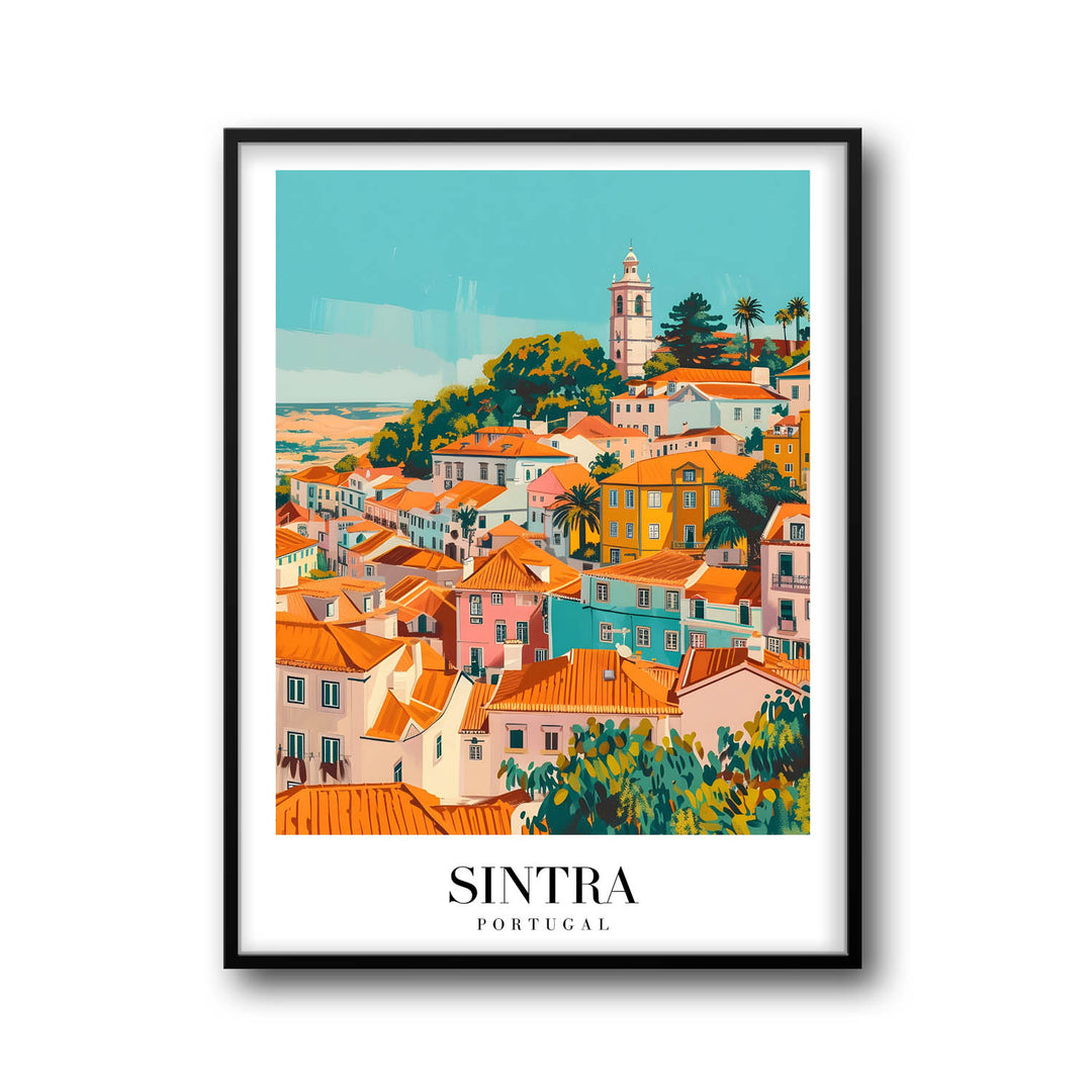 Sintra Cityscape - Cities Paintings