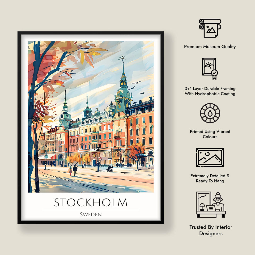 Stockholm - Cities Paintings