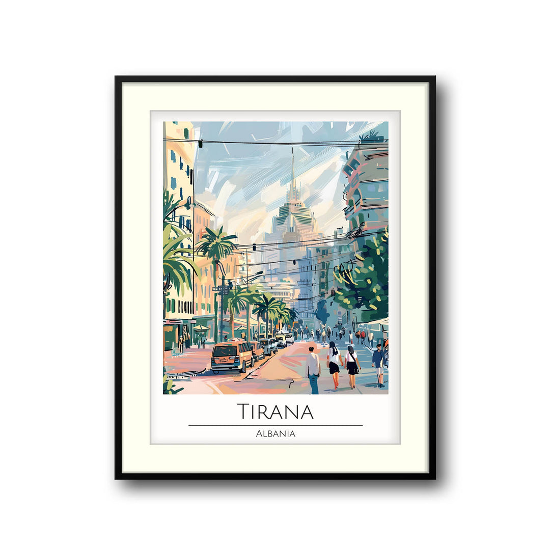 Tirana - Cities Paintings