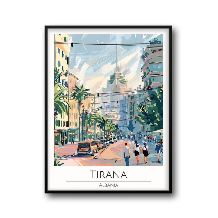 Tirana - Cities Paintings