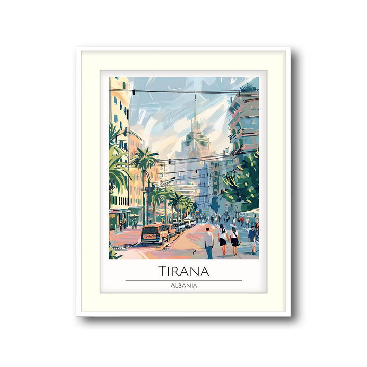 Tirana - Cities Paintings