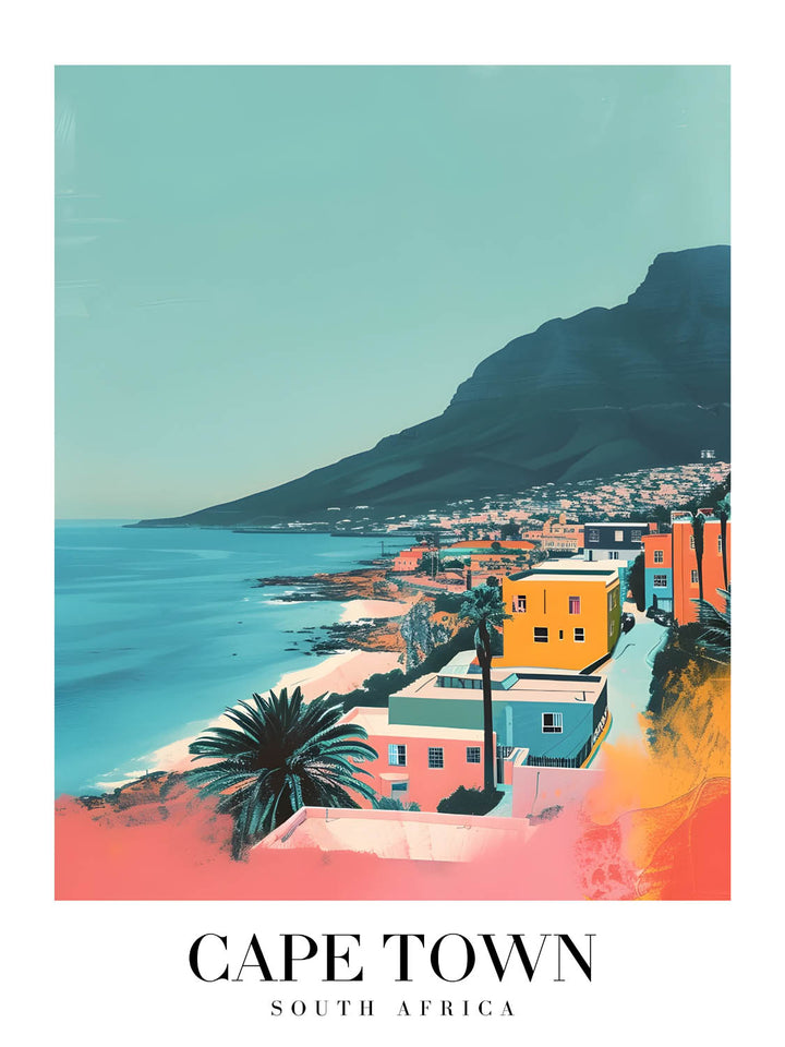 Cape Town Beach - Cities Paintings