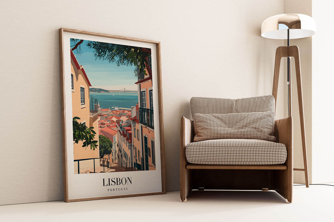 Bay View Lisbon - Cities Paintings