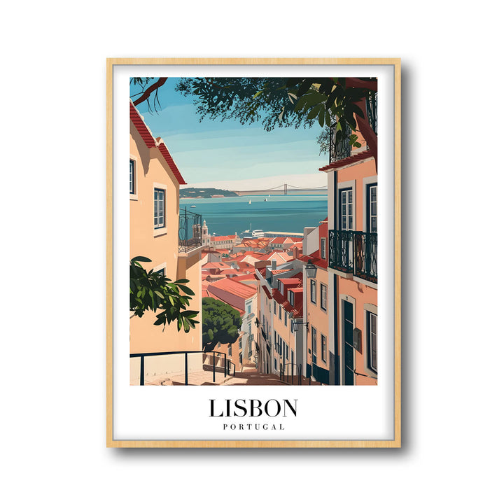 Bay View Lisbon - Cities Paintings