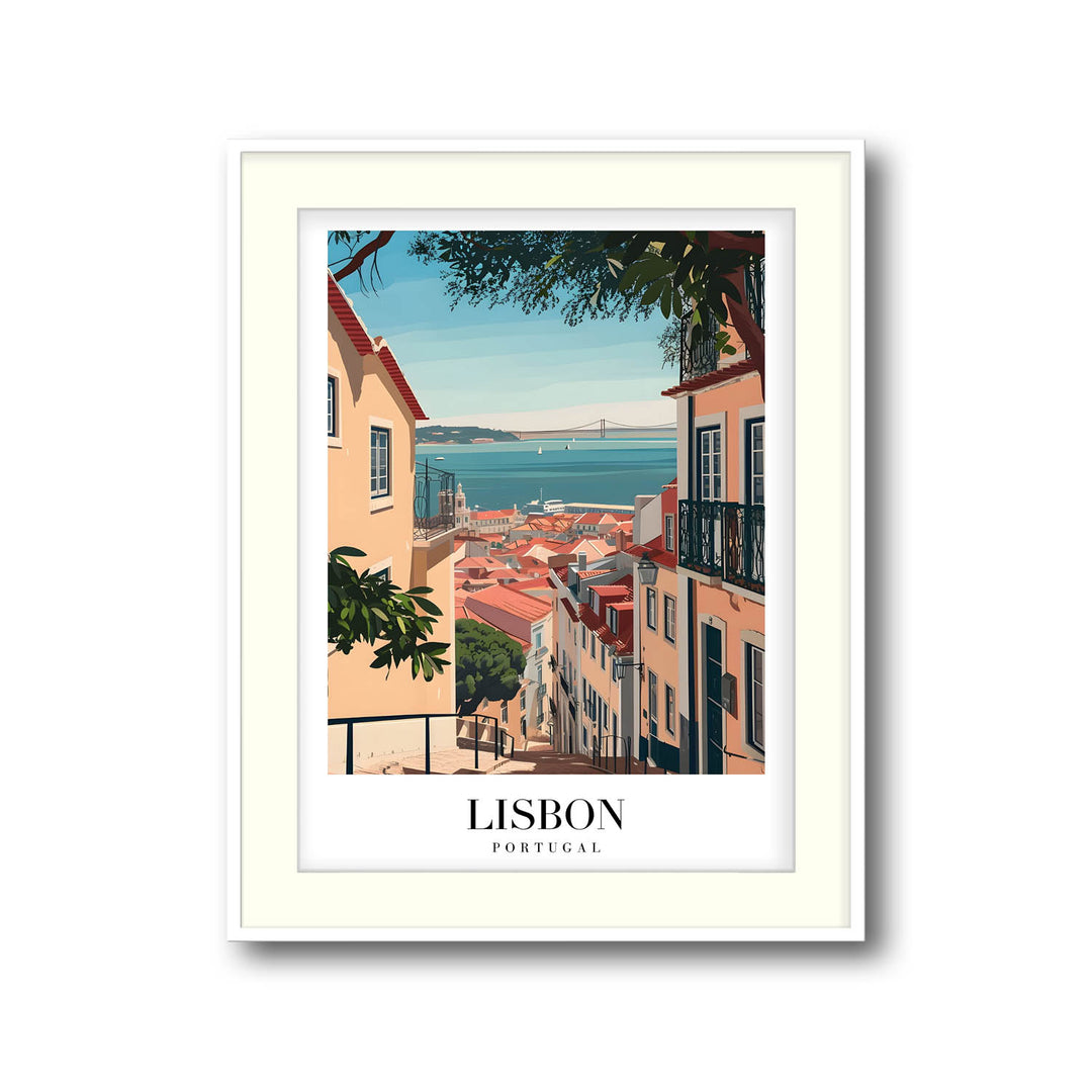 Bay View Lisbon - Cities Paintings