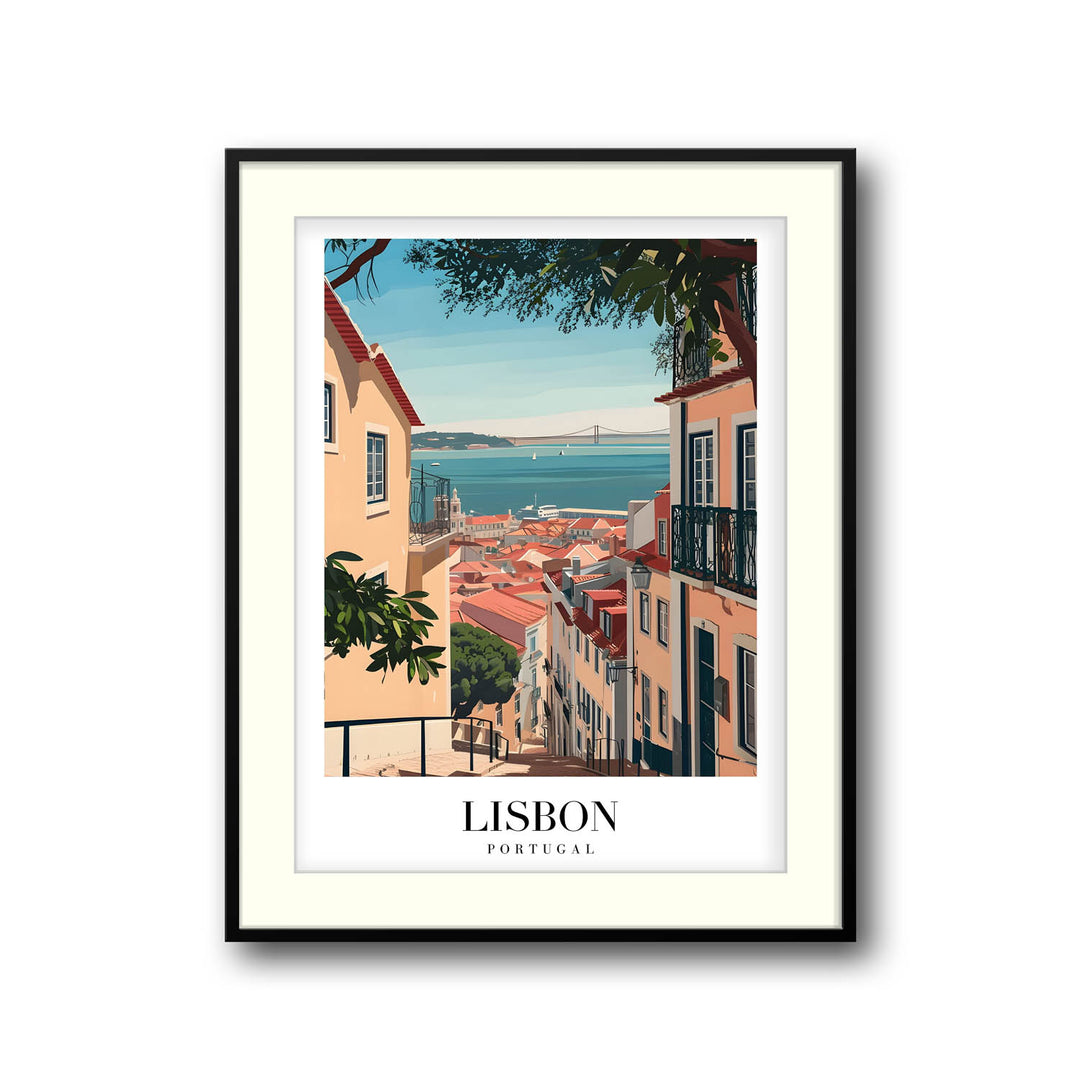 Bay View Lisbon - Cities Paintings