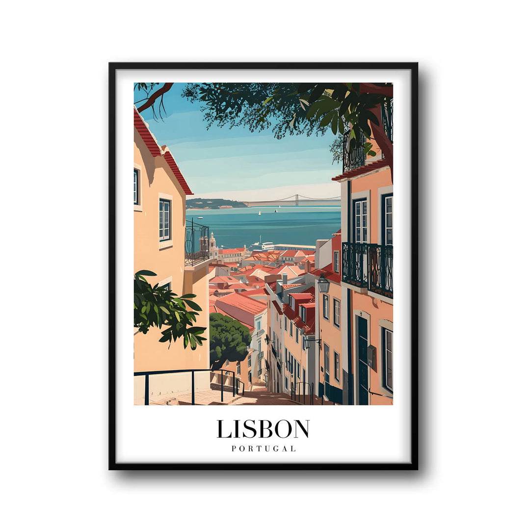 Bay View Lisbon - Cities Paintings